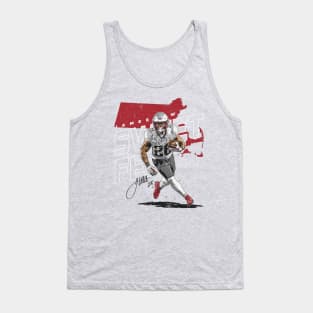 James White New England Player Map Tank Top